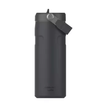 STANLEY IceFlow Bottle Flip Straw 2.0 0.47L Black Thermos Bottle with Straw