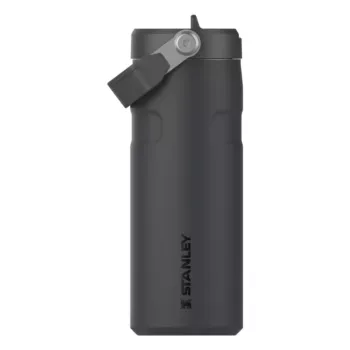 STANLEY IceFlow Bottle Flip Straw 2.0 0.47L Black Thermos Bottle with Straw