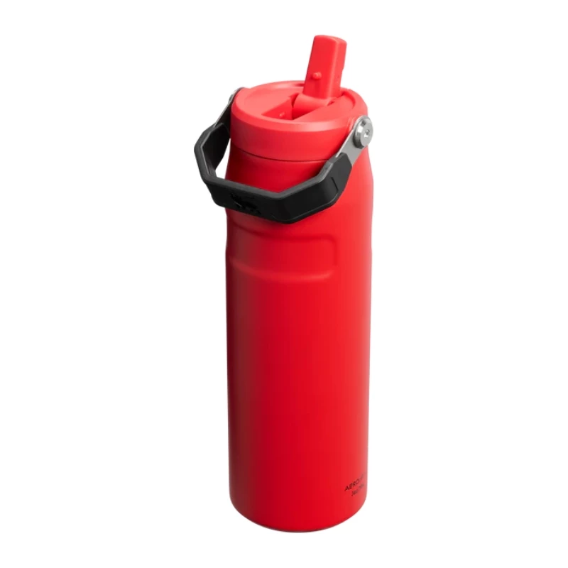 STANLEY IceFlow Bottle Flip Straw 2.0 0.71L Dark Red Thermos with Straw