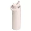 STANLEY IceFlow Bottle Flip Straw 2.0 0.71L Light Pink (Guava) - 24oz Reusable Stainless Steel Water Bottle with Flip Straw Lid, Double-Wall Vacuum Insulated, Leak-Proof, BPA-Free, Dishwasher Safe