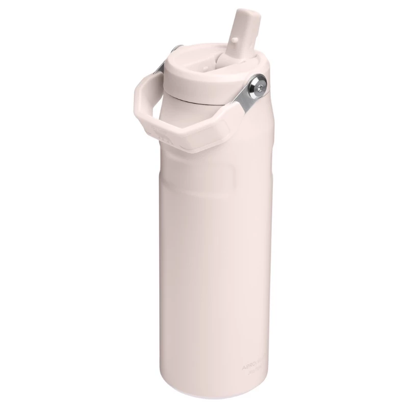 STANLEY IceFlow Bottle Flip Straw 2.0 0.71L Light Pink (Guava) - 24oz Reusable Stainless Steel Water Bottle with Flip Straw Lid, Double-Wall Vacuum Insulated, Leak-Proof, BPA-Free, Dishwasher Safe