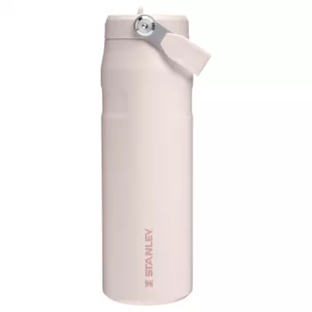 STANLEY IceFlow Bottle Flip Straw 2.0 0.71L Light Pink (Guava) - 24oz Reusable Stainless Steel Water Bottle with Flip Straw Lid, Double-Wall Vacuum Insulated, Leak-Proof, BPA-Free, Dishwasher Safe