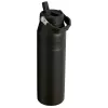 STANLEY IceFlow Bottle Flip Straw 2.0 1.06L Black Thermos Bottle with Straw
