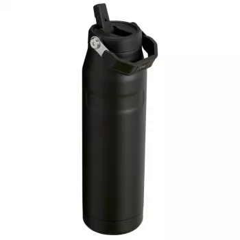 STANLEY IceFlow Bottle Flip Straw 2.0 1.06L Black Thermos Bottle with Straw