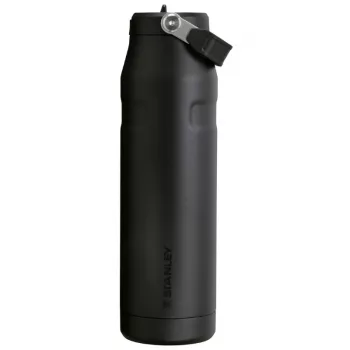 STANLEY IceFlow Bottle Flip Straw 2.0 1.06L Black Thermos Bottle with Straw