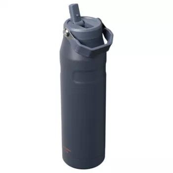 STANLEY IceFlow Bottle Flip Straw 2.0 1.06L Thermos with Straw, Charcoal