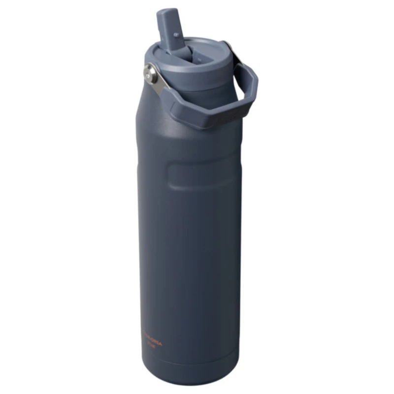 STANLEY IceFlow Bottle Flip Straw 2.0 1.06L Thermos with Straw, Charcoal