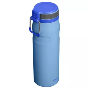 STANLEY IceFlow Bottle Twist Flip 0.71L Light Blue Vacuum Insulated Stainless Steel Water Bottle with Straw