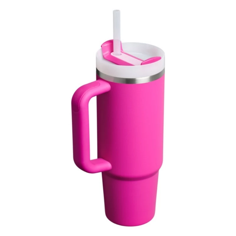 STANLEY Quencher H2.0 FlowState Tumbler 0.89L Fuchsia with Straw
