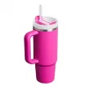 STANLEY Quencher H2.0 FlowState Tumbler 0.89L Fuchsia with Straw