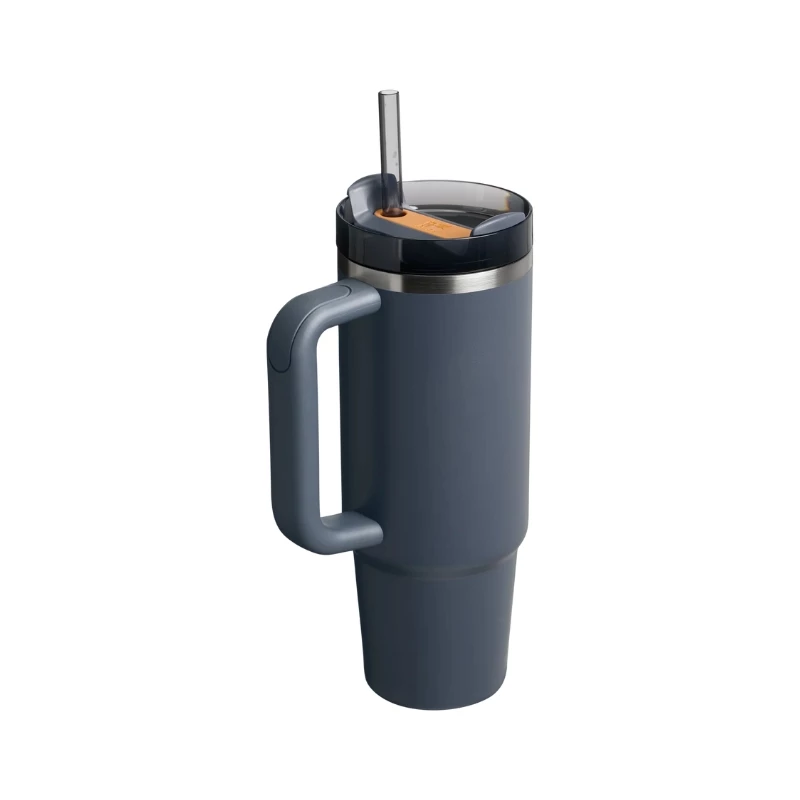 STANLEY Quencher H2.0 FlowState Tumbler 0.89L Grey with Straw
