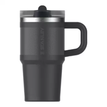 STANLEY Quencher ProTour Flip Straw Tumbler 0.59L Black Thermo Mug with Straw