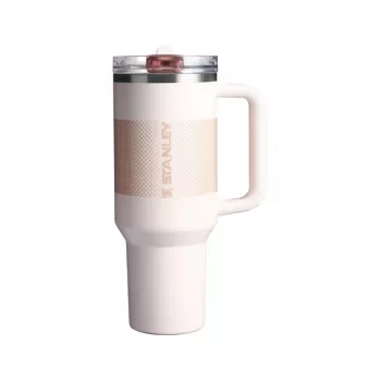 STANLEY Quencher ProTour Flip Straw Tumbler 1.18L Light Pink Thermo Mug with Straw