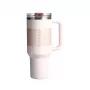 STANLEY Quencher ProTour Flip Straw Tumbler 1.18L Light Pink Thermo Mug with Straw