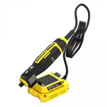 STANLEY SFMCE030B-XJ Mini Grinder 130W Variable Speed Rotary Tool with 25 Accessories and Flexible Shaft