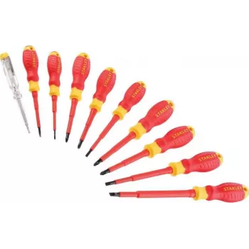 STANLEY STHT60032-0 6-Piece Slotted and Phillips Screwdriver Set with Ergonomic Bi-Material Handles