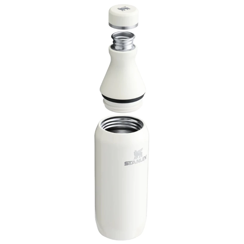 STANLEY The All Day Slim Bottle 0.35L Glossy Cream Vacuum Insulated Stainless Steel