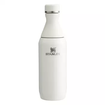 STANLEY The All Day Slim Bottle 0.35L Glossy Cream Vacuum Insulated Stainless Steel