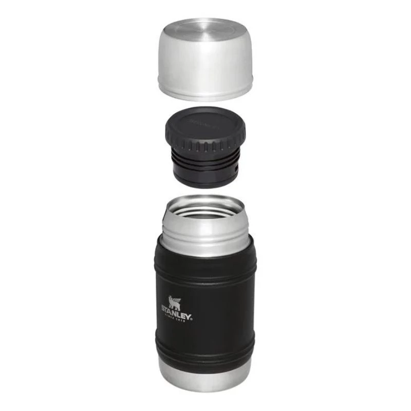 STANLEY The Artisan Thermal Food Jar 0.5L Black - Vacuum Insulated Stainless Steel, Leak-Proof, 6h Hot / 12h Cold
