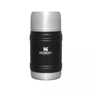 STANLEY The Artisan Thermal Food Jar 0.5L Black - Vacuum Insulated Stainless Steel, Leak-Proof, 6h Hot / 12h Cold
