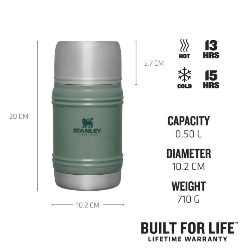 STANLEY The Artisan Thermal Food Jar 0.5L Green