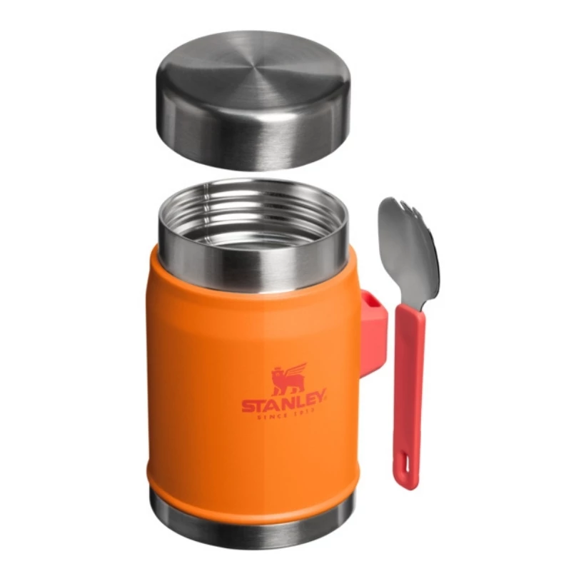 STANLEY The Legendary Food Jar + Spork 0.4L Orange