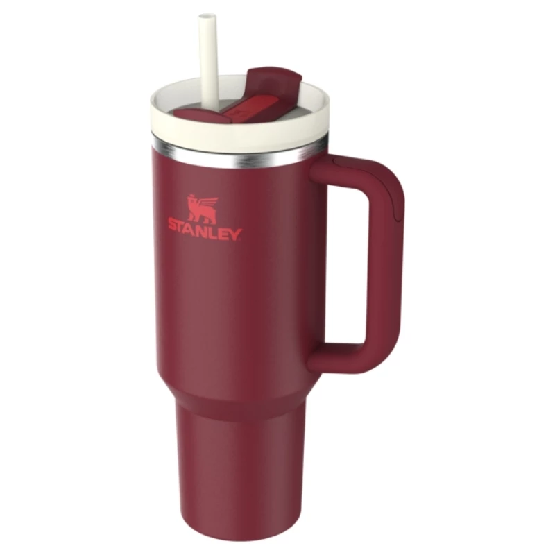 STANLEY The Quencher H2.0 FlowState Tumbler 1.18L with Straw Dark Red