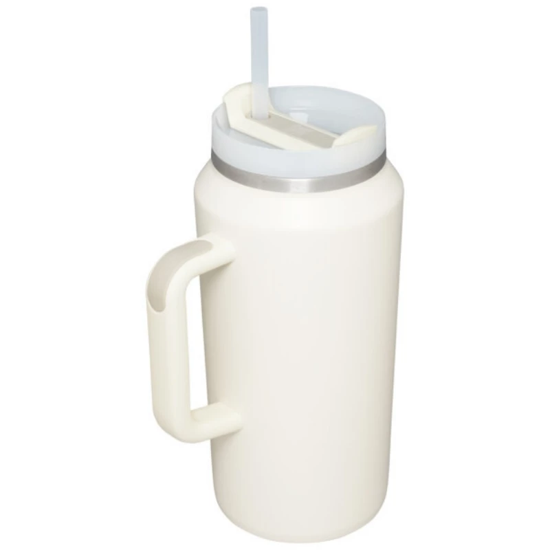 STANLEY The Quencher H2.0 FlowState Tumbler 1.90L Cream with Straw