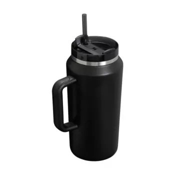 STANLEY The Quencher H2.0 FlowState Tumbler 1.9L Black with Straw