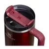 STANLEY The Quencher H2.0 Fluted Tumbler 1.18L Glossy Maroon Thermos Mug with Straw