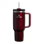 STANLEY The Quencher H2.0 Fluted Tumbler 1.18L Glossy Maroon Thermos Mug with Straw