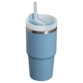 STANLEY The Quencher H2.O FlowState Tumbler 0.59L Blue-Violet with Straw