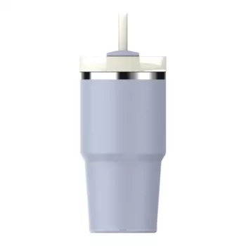 STANLEY The Quencher H2.O FlowState Tumbler 0.59L Light Blue with Straw