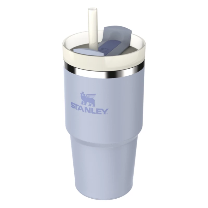 STANLEY The Quencher H2.O FlowState Tumbler 0.59L Light Blue with Straw