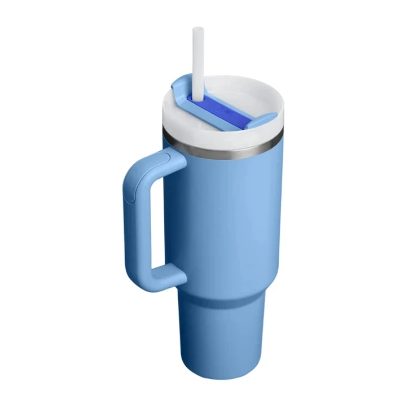 STANLEY The Quencher H2.O FlowState Tumbler 1.18L Light Blue with Straw