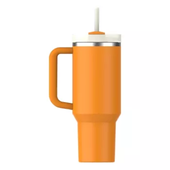 STANLEY The Quencher H2.O FlowState Tumbler 1.18L Orange with Straw
