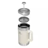 STANLEY The Stay-Hot French Press 1.4L Coffee Thermos in Glossy Cream