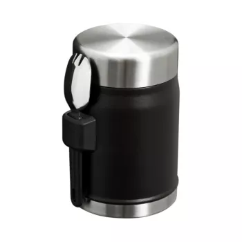 STANLEY Thermos Food The Legendary Food Jar + Spork 0.4L Black 2.0