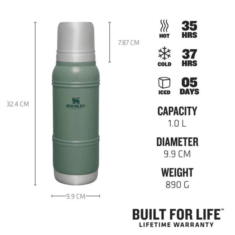 STANLEY Thermos The Artisan Thermal Bottle 1L Green