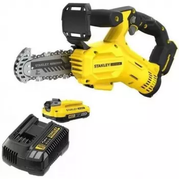 STANLEY V20 18V Cordless Chainsaw SFMCPS415D1 15cm Pruning Saw with 2.0Ah Battery and Charger