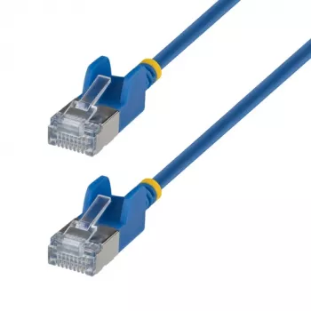StarTech.com 1.5m Ultra Slim Cat6a Patch Cable - RJ-45 Male to RJ-45 Male - Blue