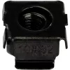 StarTech.com 10-32 Cage Nuts for Server Racks - 50 Pack, Black, TAA Compliant