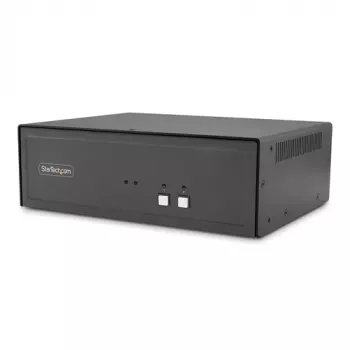 StarTech.com 2-Port DVI-I KVM Switch with Audio and USB Hub (CK4-HP202C)