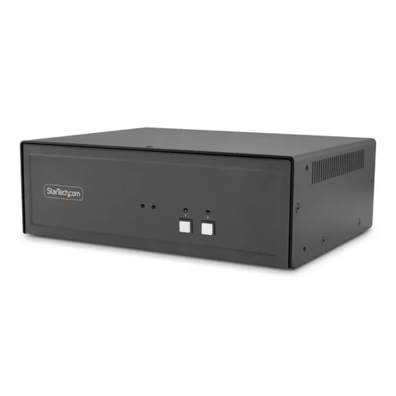 StarTech.com 2-Port DVI-I KVM Switch with Audio and USB Hub (CK4-HP202C)