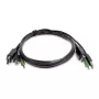 StarTech.com 2-Port DVI-I USB KVM Switch with Audio and USB Hub (SKDP2DPMMKVM03-TAA)