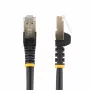StarTech.com 7m CAT6A Ethernet Cable, 10 Gigabit Shielded Snagless RJ45 100W PoE Patch Cord, CAT 6A 10GbE STP Network Cable with Strain Relief, Black, UL Certified