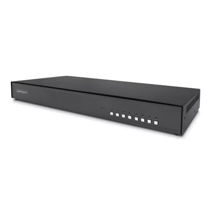 StarTech.com 8-Port Secure KVM Switch with 4K DisplayPort, TAA Compliant, NIAP PP4.0, Dual Monitor