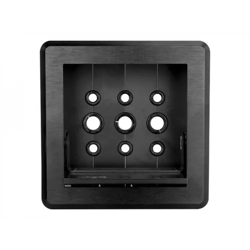 StarTech.com Cable Management Box for Conference Tables - Black - Flush Mount Pop-Up