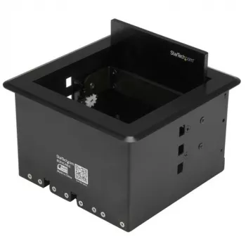 StarTech.com Cable Management Box for Conference Tables - Black - Flush Mount Pop-Up