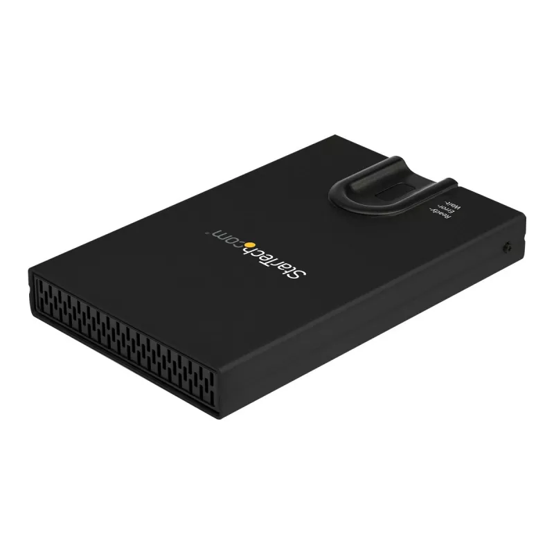 StarTech.com S251BMU3FP External Hard Drive Enclosure (Encrypted, Fingerprint Access, USB 3.0, 2.5 inch SATA)